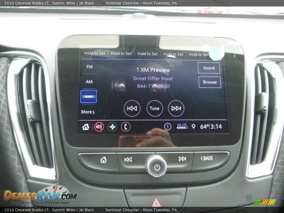 2019 Chevrolet Malibu LT Summit White / Jet Black Photo #17