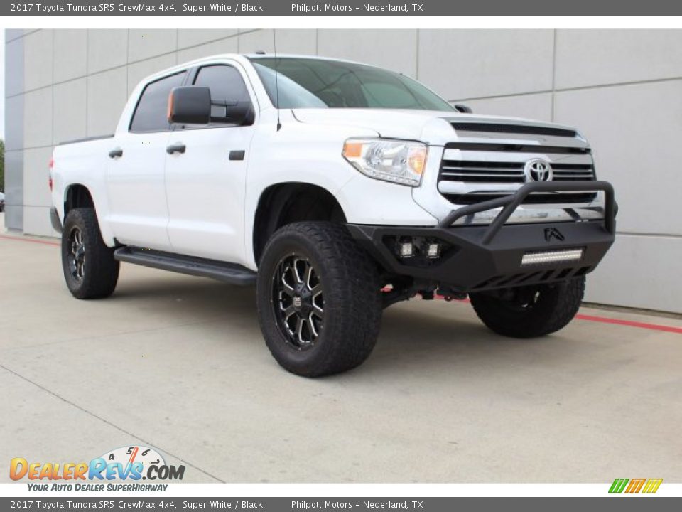 2017 Toyota Tundra SR5 CrewMax 4x4 Super White / Black Photo #2