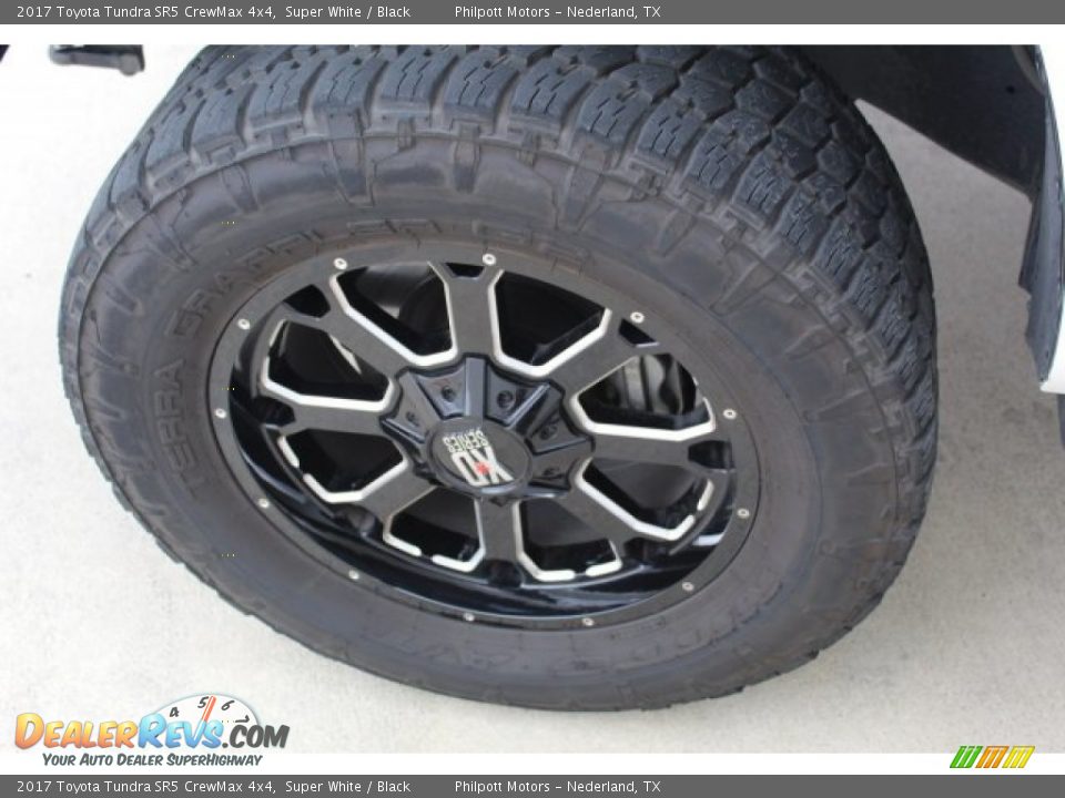 2017 Toyota Tundra SR5 CrewMax 4x4 Super White / Black Photo #5