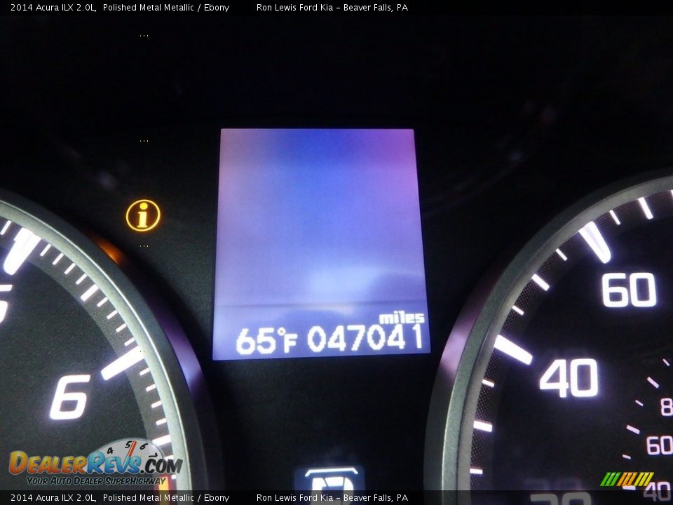 2014 Acura ILX 2.0L Polished Metal Metallic / Ebony Photo #20