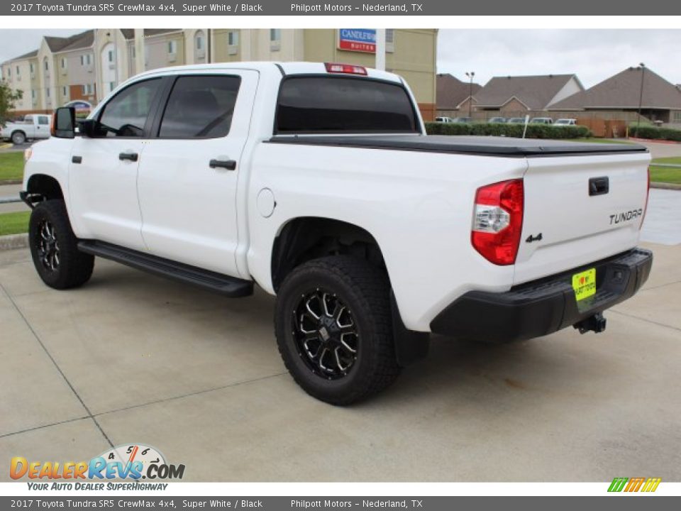 2017 Toyota Tundra SR5 CrewMax 4x4 Super White / Black Photo #6