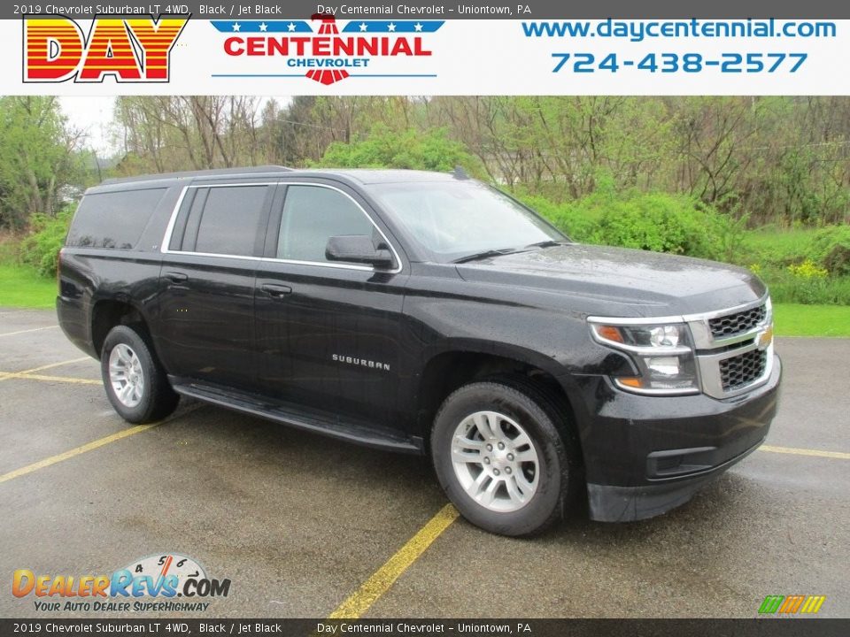 2019 Chevrolet Suburban LT 4WD Black / Jet Black Photo #1