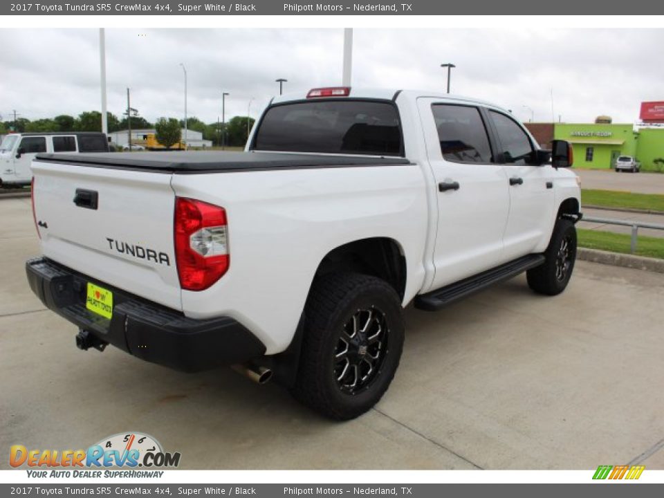 2017 Toyota Tundra SR5 CrewMax 4x4 Super White / Black Photo #9