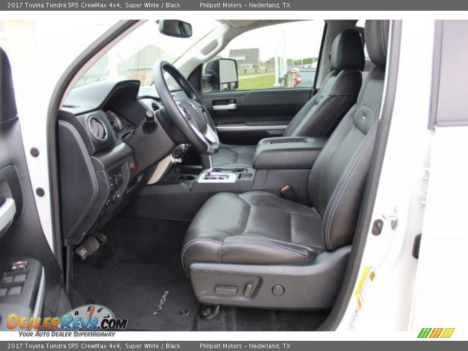 2017 Toyota Tundra SR5 CrewMax 4x4 Super White / Black Photo #11