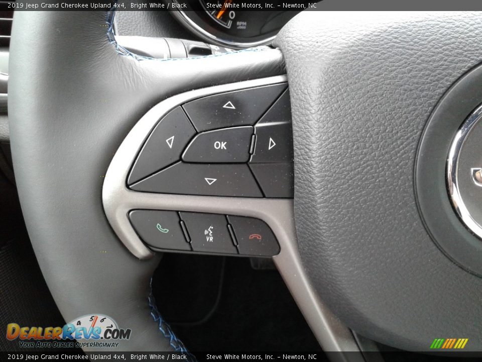 2019 Jeep Grand Cherokee Upland 4x4 Bright White / Black Photo #18