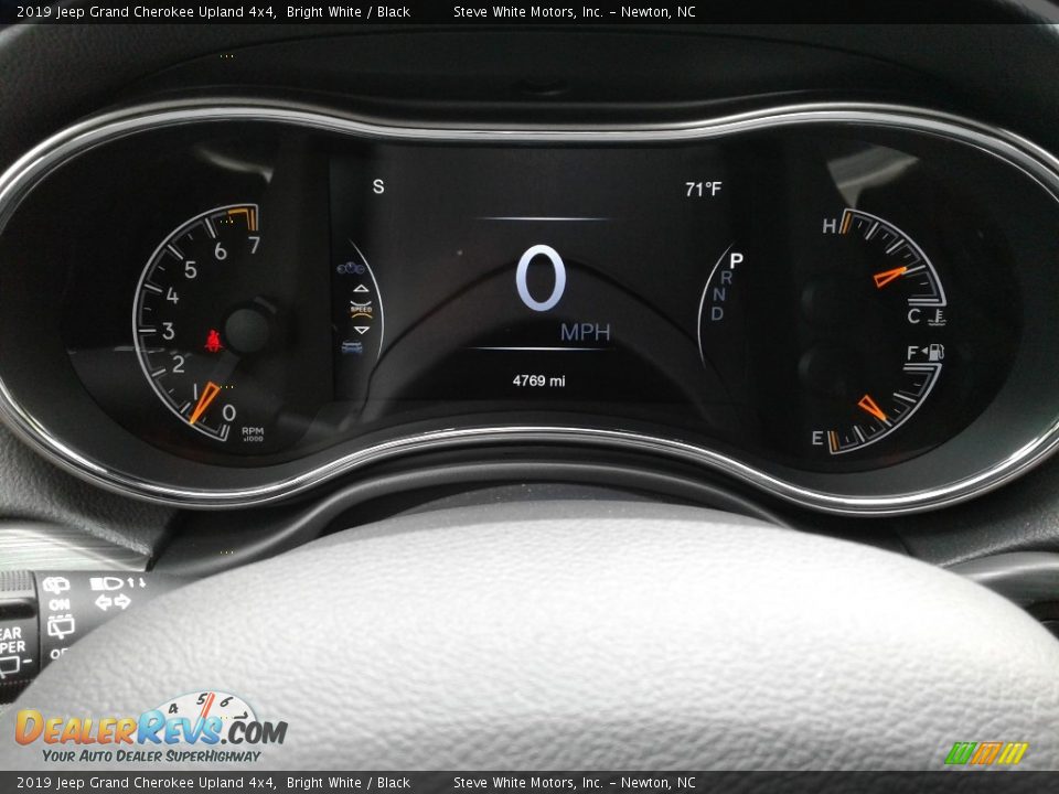 2019 Jeep Grand Cherokee Upland 4x4 Bright White / Black Photo #20