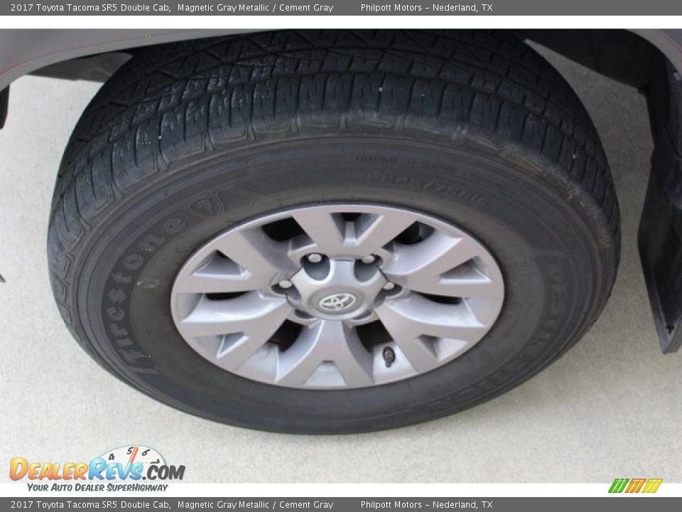 2017 Toyota Tacoma SR5 Double Cab Magnetic Gray Metallic / Cement Gray Photo #5