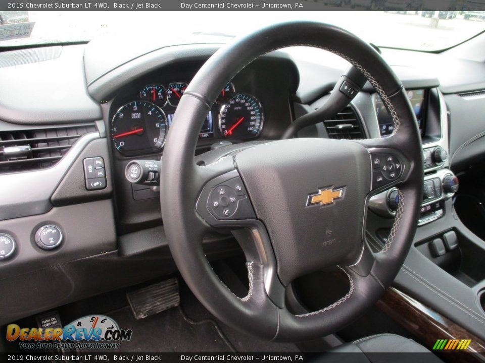 2019 Chevrolet Suburban LT 4WD Black / Jet Black Photo #25
