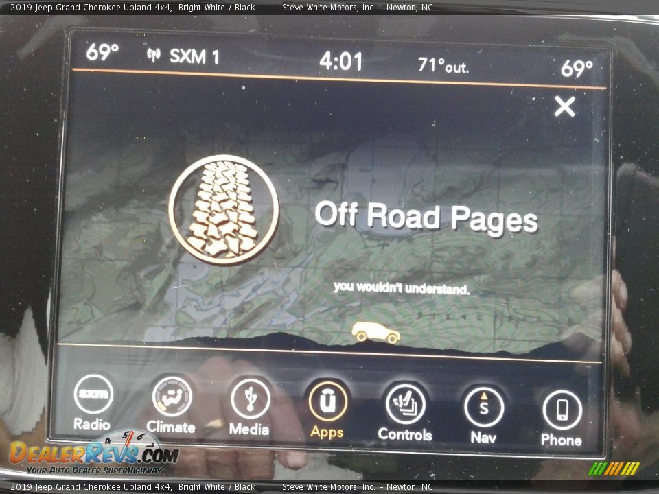 2019 Jeep Grand Cherokee Upland 4x4 Bright White / Black Photo #28