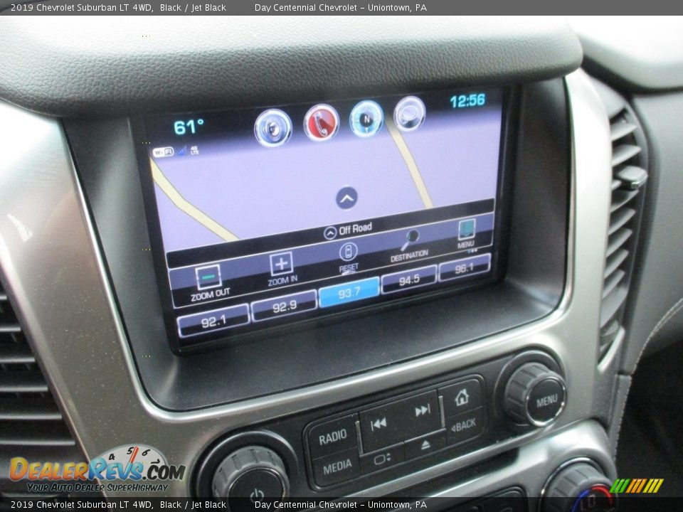 2019 Chevrolet Suburban LT 4WD Black / Jet Black Photo #27