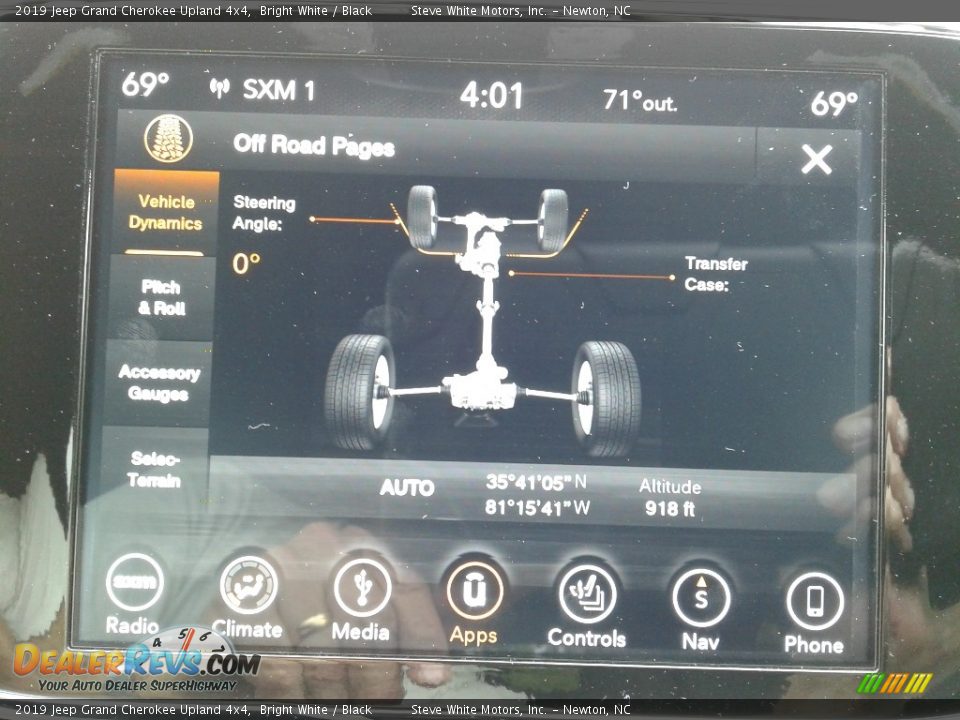 2019 Jeep Grand Cherokee Upland 4x4 Bright White / Black Photo #29