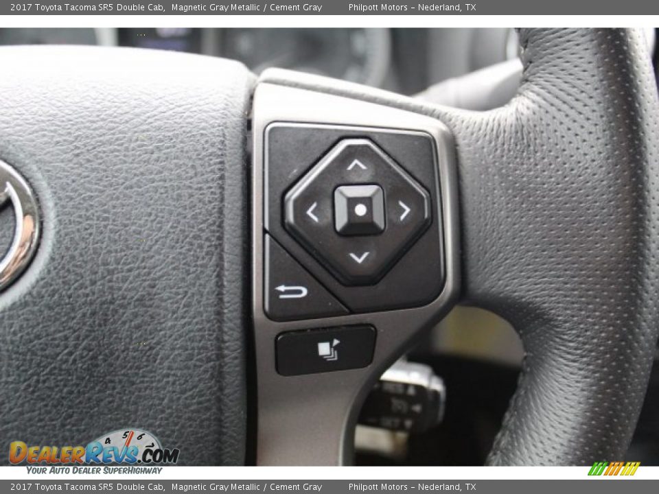 2017 Toyota Tacoma SR5 Double Cab Magnetic Gray Metallic / Cement Gray Photo #15