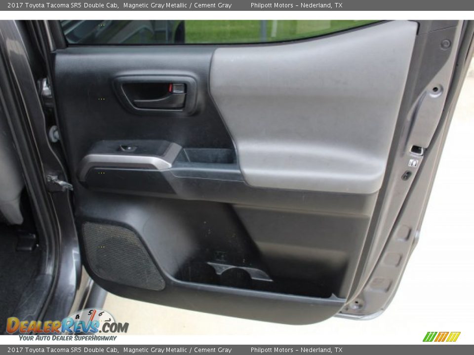 2017 Toyota Tacoma SR5 Double Cab Magnetic Gray Metallic / Cement Gray Photo #20