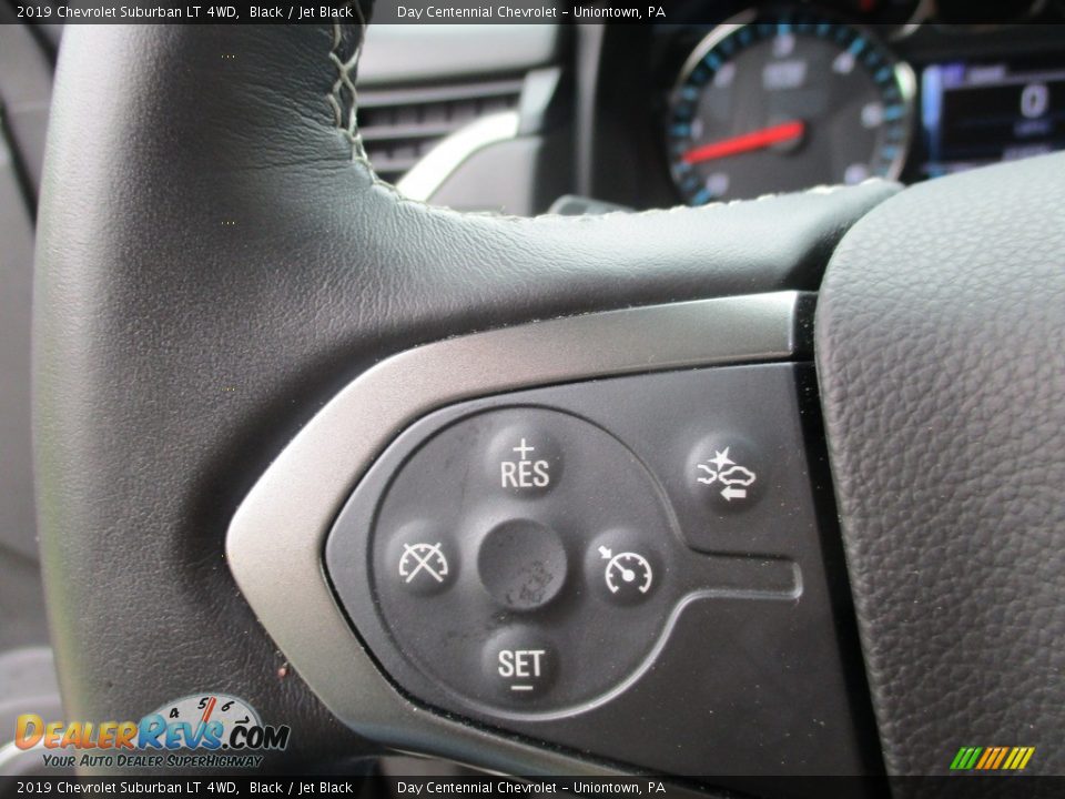 2019 Chevrolet Suburban LT 4WD Black / Jet Black Photo #36