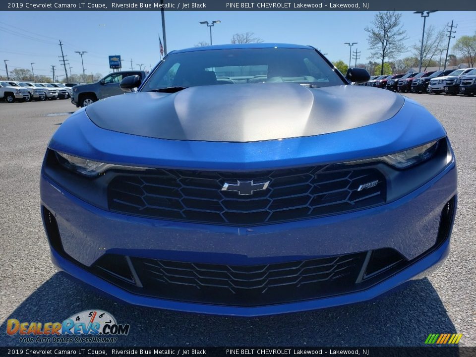 2019 Chevrolet Camaro LT Coupe Riverside Blue Metallic / Jet Black Photo #2