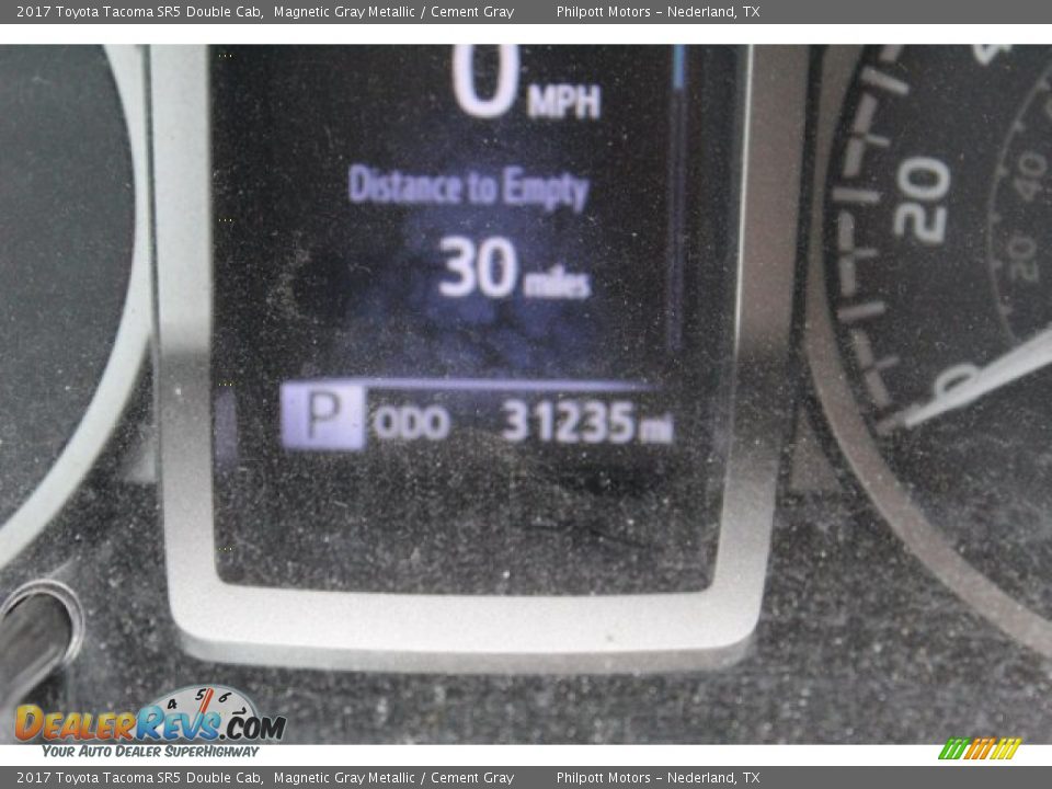 2017 Toyota Tacoma SR5 Double Cab Magnetic Gray Metallic / Cement Gray Photo #27