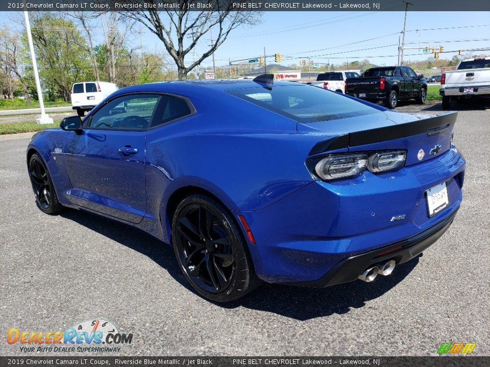 2019 Chevrolet Camaro LT Coupe Riverside Blue Metallic / Jet Black Photo #4