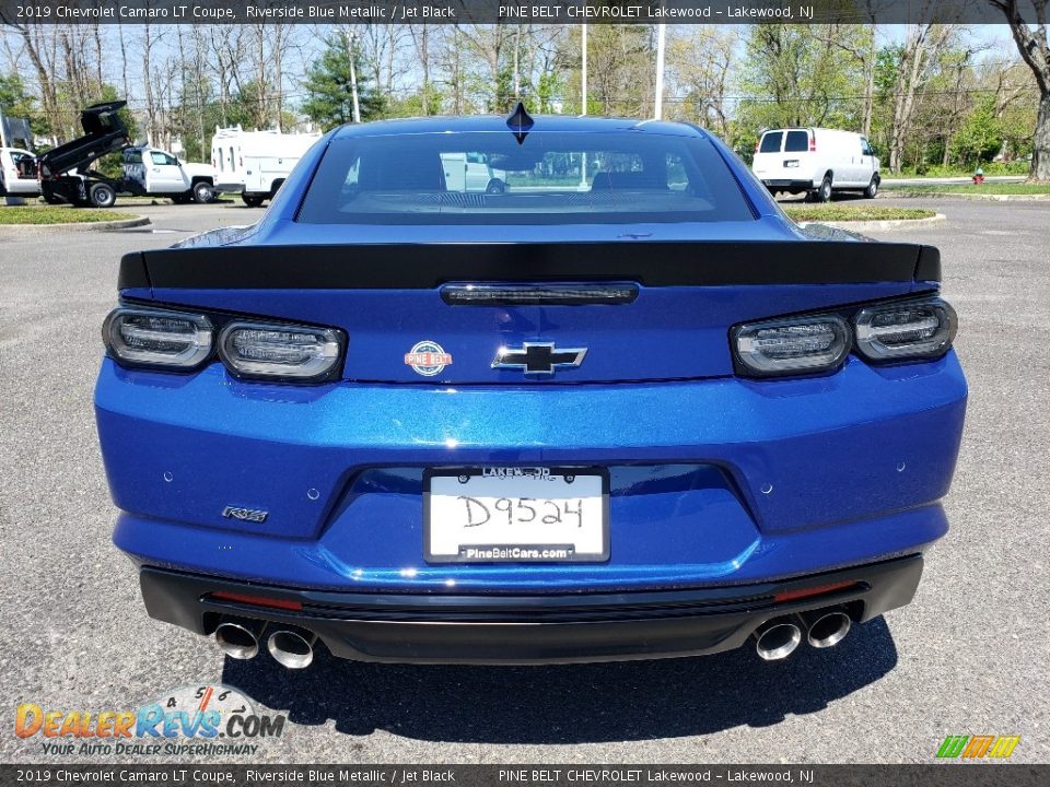 2019 Chevrolet Camaro LT Coupe Riverside Blue Metallic / Jet Black Photo #5