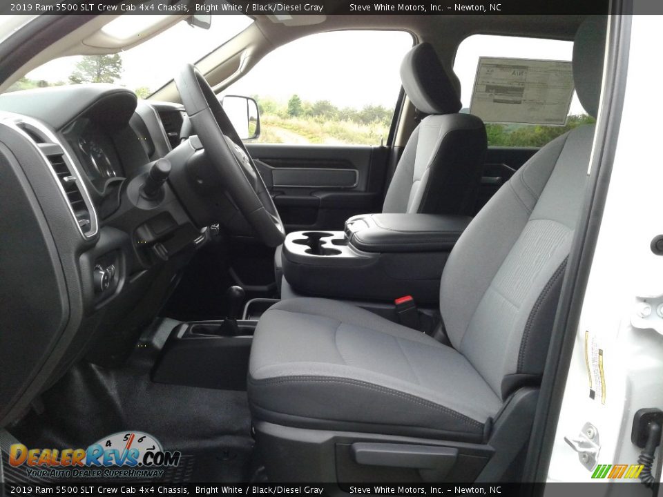 Black/Diesel Gray Interior - 2019 Ram 5500 SLT Crew Cab 4x4 Chassis Photo #10