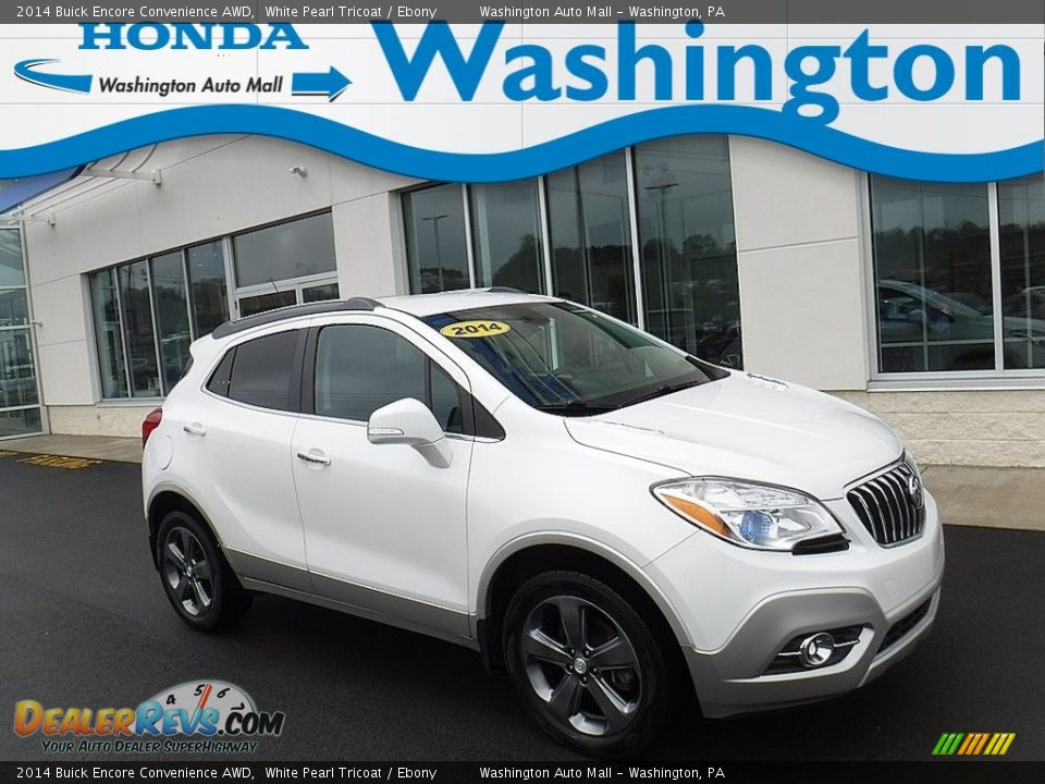 2014 Buick Encore Convenience AWD White Pearl Tricoat / Ebony Photo #1