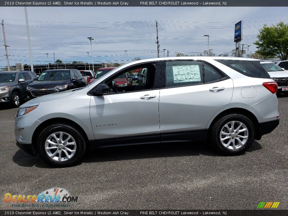 2019 Chevrolet Equinox LS AWD Silver Ice Metallic / Medium Ash Gray Photo #3