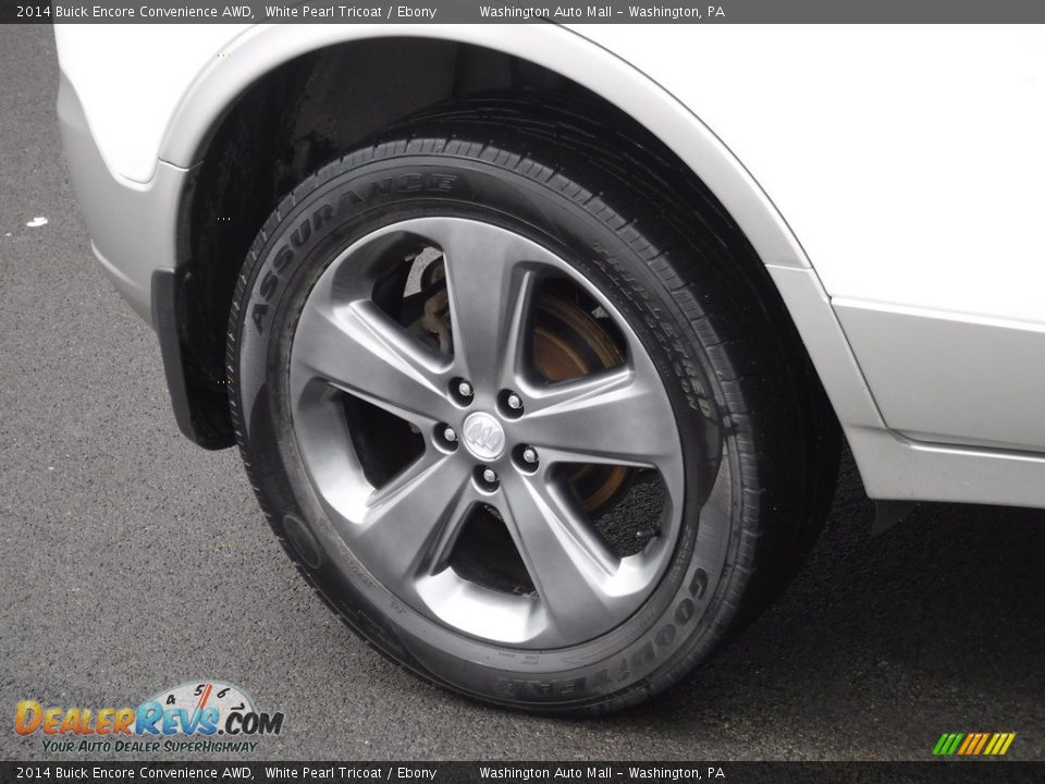 2014 Buick Encore Convenience AWD White Pearl Tricoat / Ebony Photo #3