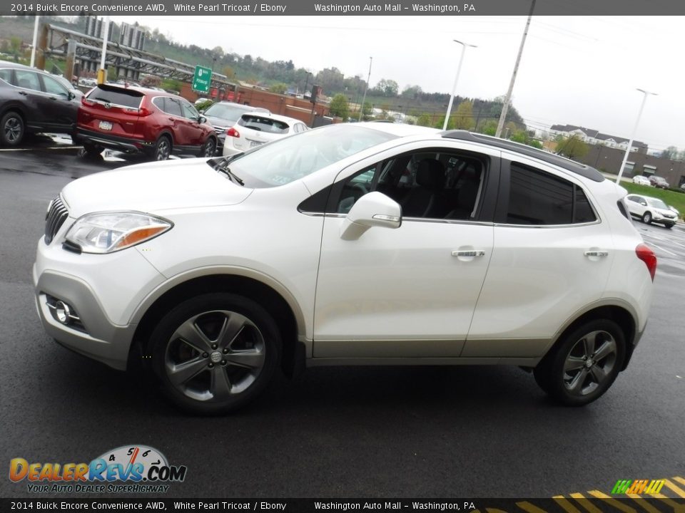 2014 Buick Encore Convenience AWD White Pearl Tricoat / Ebony Photo #6