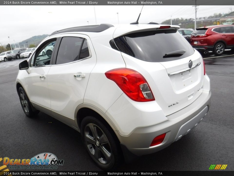 2014 Buick Encore Convenience AWD White Pearl Tricoat / Ebony Photo #7