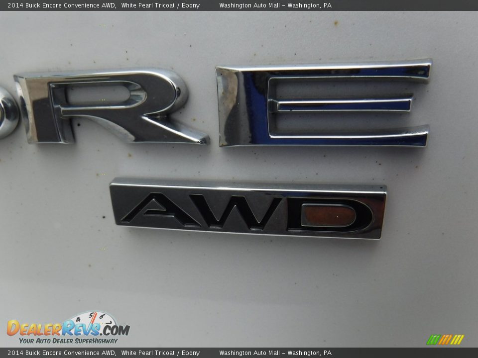 2014 Buick Encore Convenience AWD White Pearl Tricoat / Ebony Photo #10