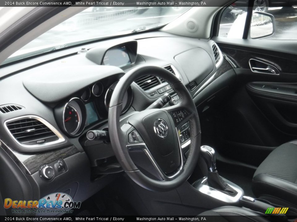 2014 Buick Encore Convenience AWD White Pearl Tricoat / Ebony Photo #11