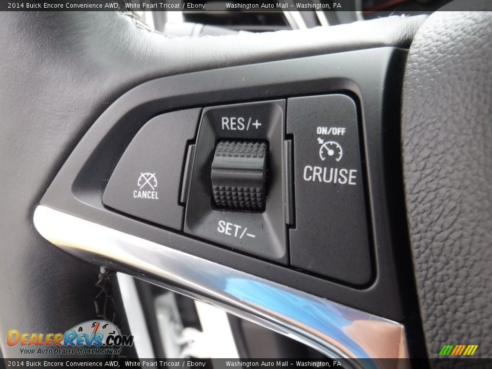 2014 Buick Encore Convenience AWD White Pearl Tricoat / Ebony Photo #21