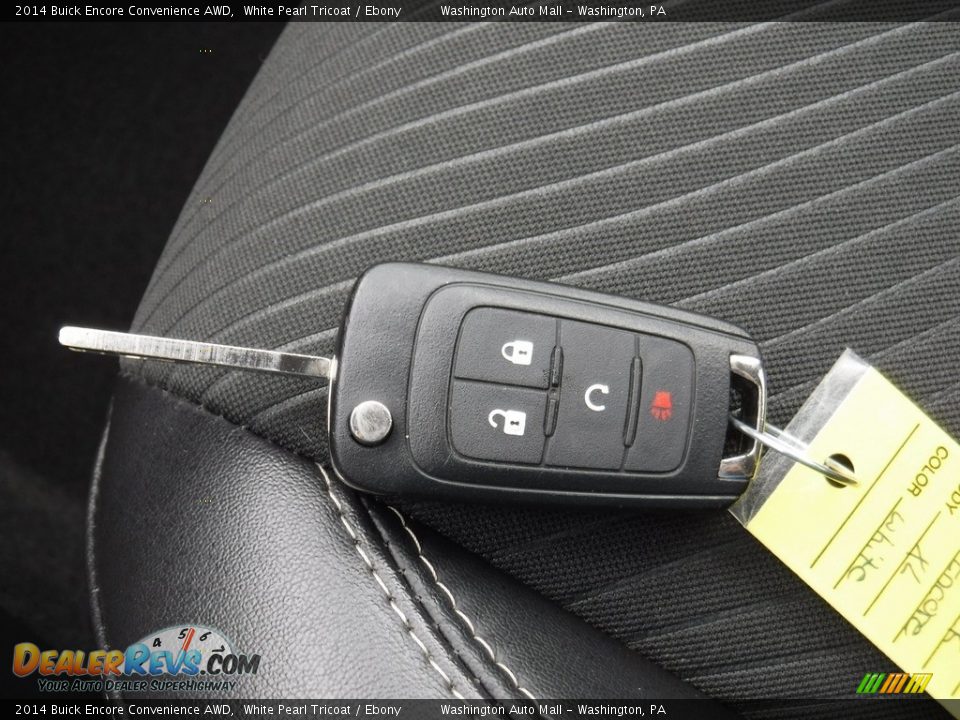 2014 Buick Encore Convenience AWD White Pearl Tricoat / Ebony Photo #23