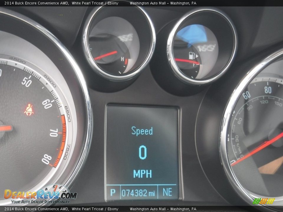 2014 Buick Encore Convenience AWD White Pearl Tricoat / Ebony Photo #27
