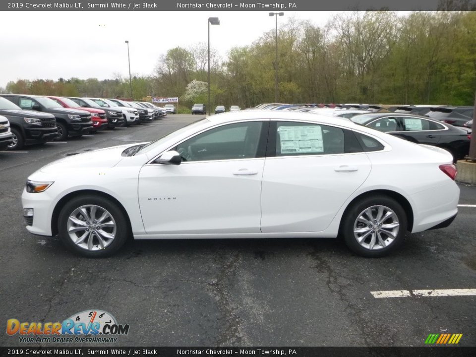 2019 Chevrolet Malibu LT Summit White / Jet Black Photo #2