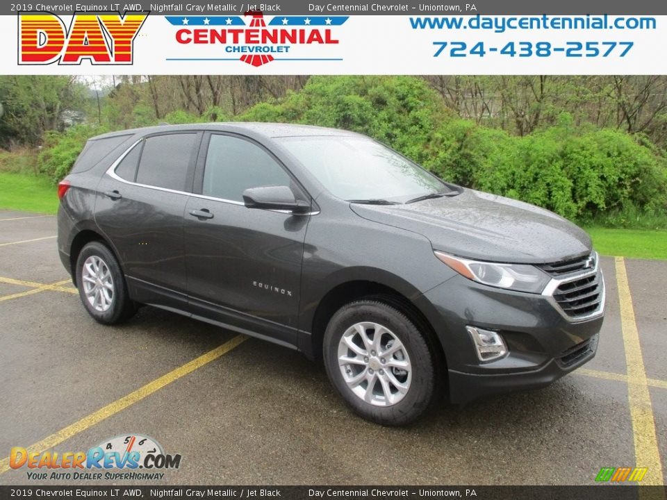 2019 Chevrolet Equinox LT AWD Nightfall Gray Metallic / Jet Black Photo #1