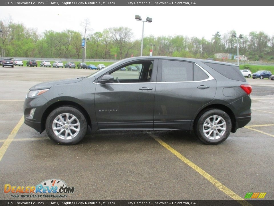 2019 Chevrolet Equinox LT AWD Nightfall Gray Metallic / Jet Black Photo #2
