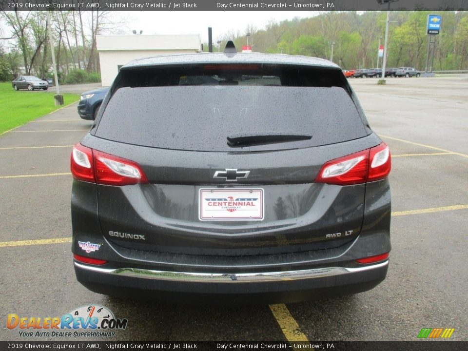 2019 Chevrolet Equinox LT AWD Nightfall Gray Metallic / Jet Black Photo #4