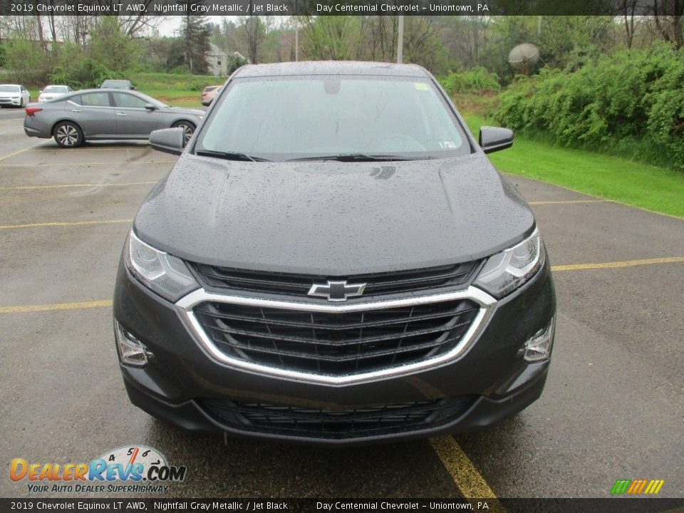 2019 Chevrolet Equinox LT AWD Nightfall Gray Metallic / Jet Black Photo #8