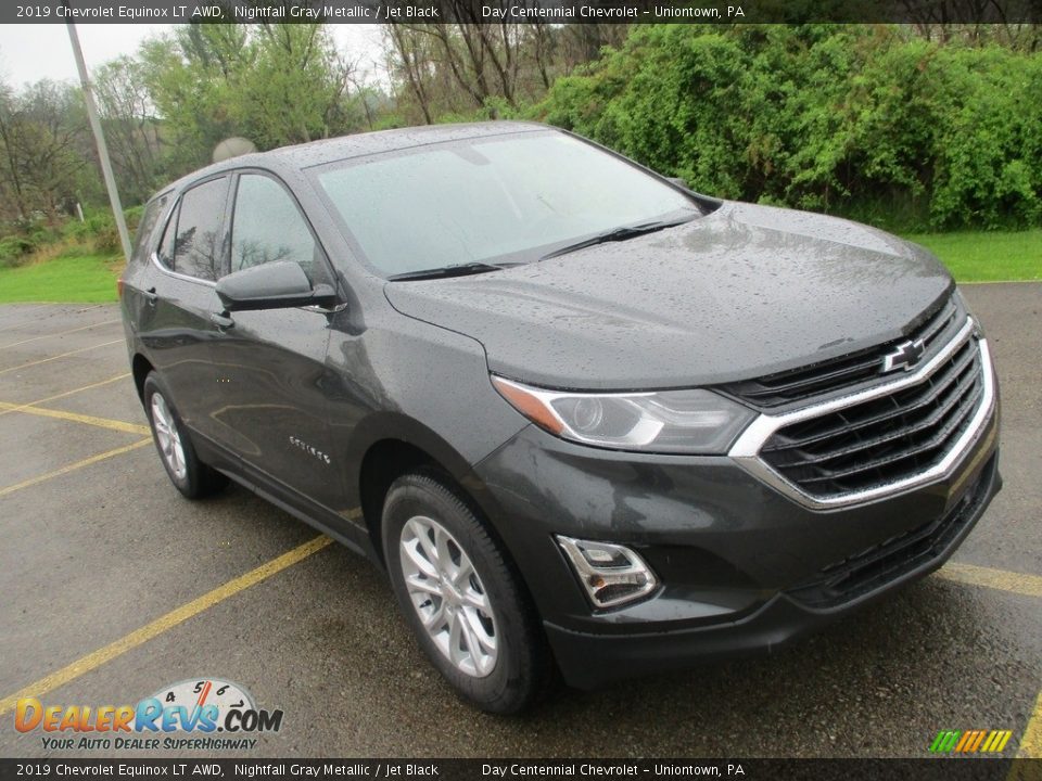 2019 Chevrolet Equinox LT AWD Nightfall Gray Metallic / Jet Black Photo #9