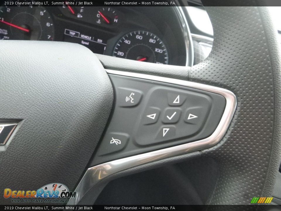 2019 Chevrolet Malibu LT Summit White / Jet Black Photo #19