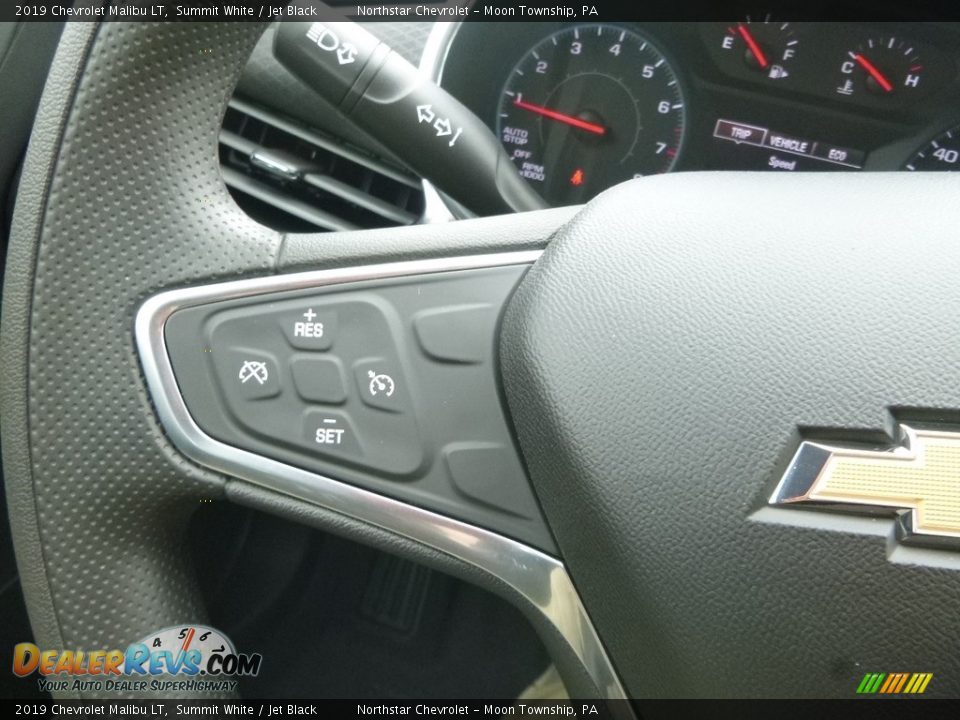 2019 Chevrolet Malibu LT Summit White / Jet Black Photo #20