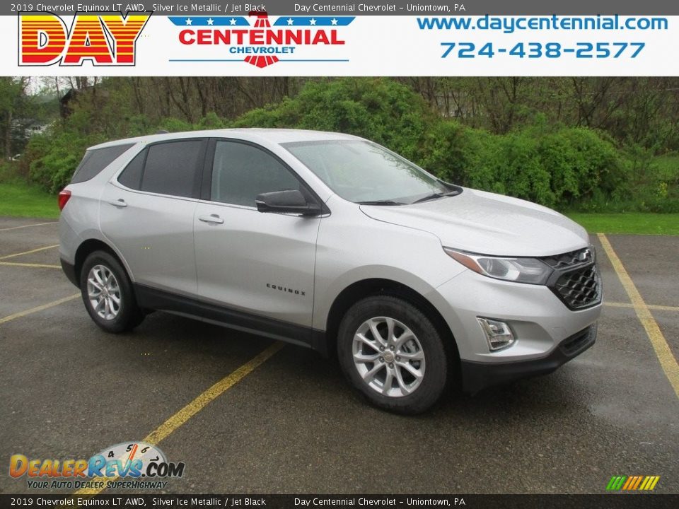2019 Chevrolet Equinox LT AWD Silver Ice Metallic / Jet Black Photo #1