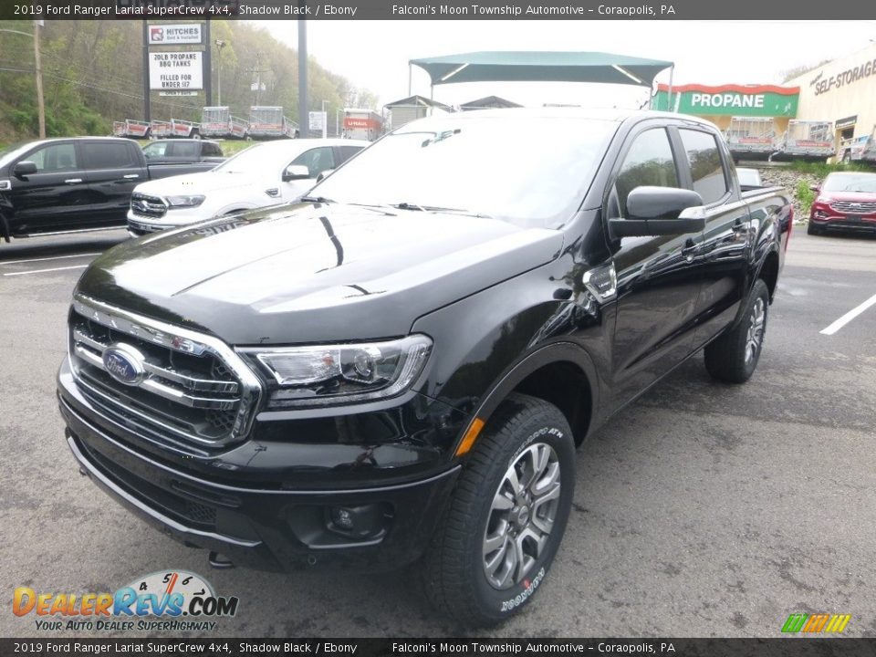 2019 Ford Ranger Lariat SuperCrew 4x4 Shadow Black / Ebony Photo #5