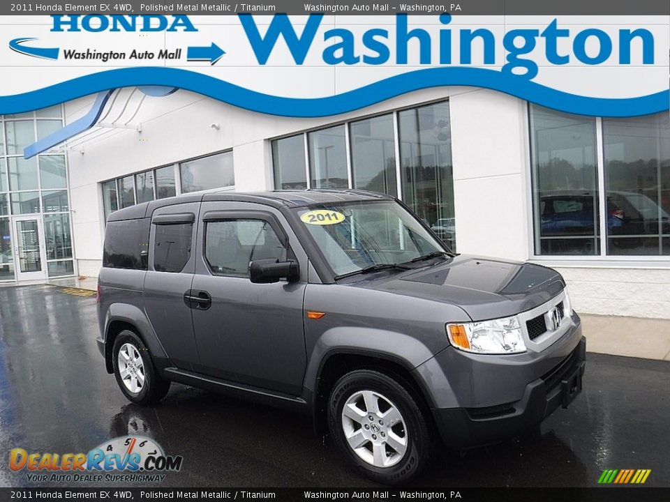 2011 Honda Element EX 4WD Polished Metal Metallic / Titanium Photo #1