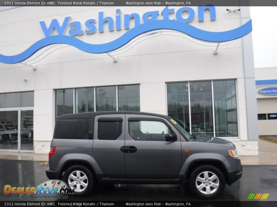 2011 Honda Element EX 4WD Polished Metal Metallic / Titanium Photo #2