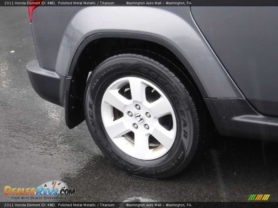 2011 Honda Element EX 4WD Polished Metal Metallic / Titanium Photo #3
