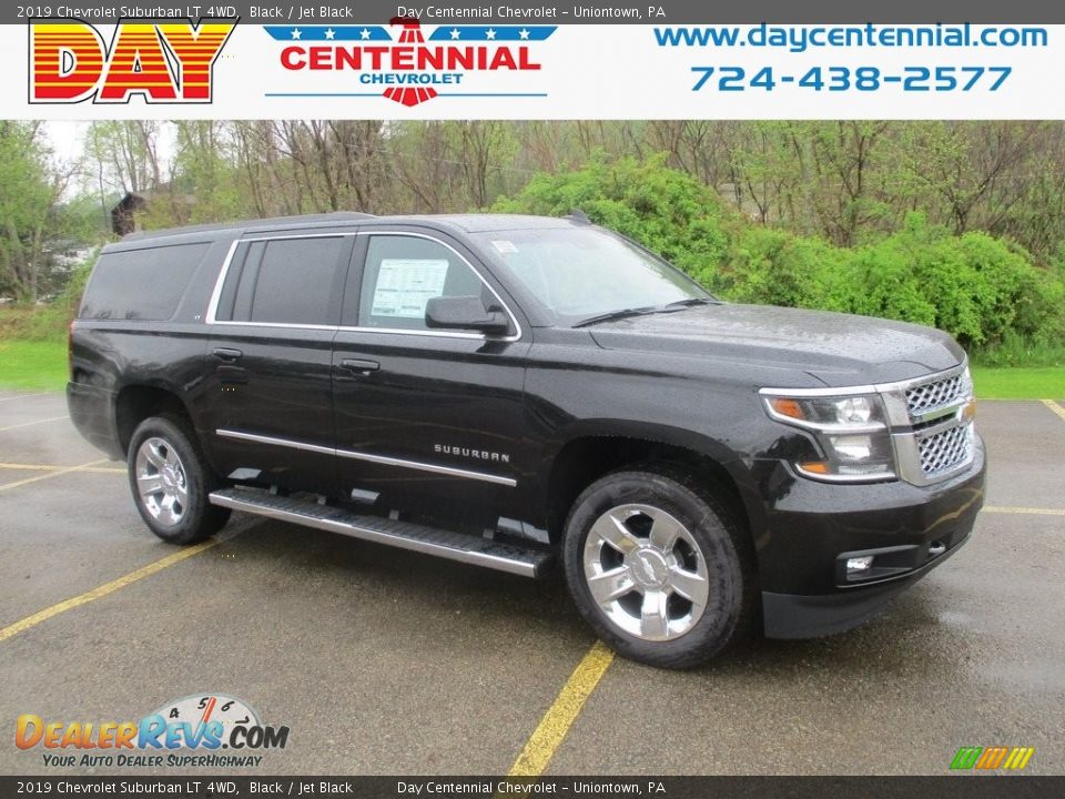 2019 Chevrolet Suburban LT 4WD Black / Jet Black Photo #1