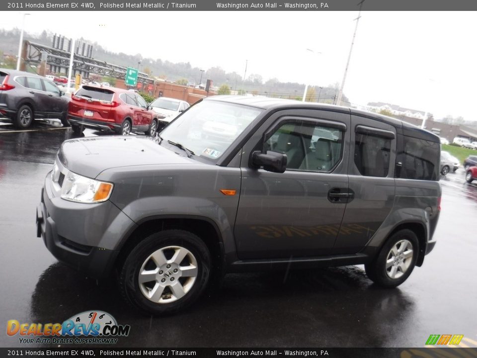 2011 Honda Element EX 4WD Polished Metal Metallic / Titanium Photo #7