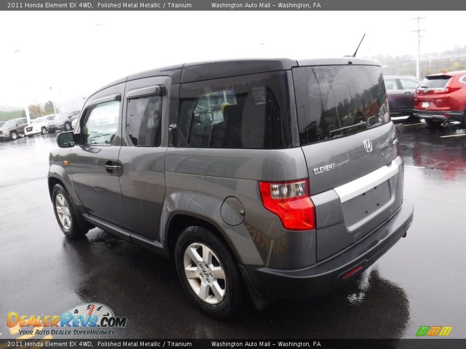 2011 Honda Element EX 4WD Polished Metal Metallic / Titanium Photo #8
