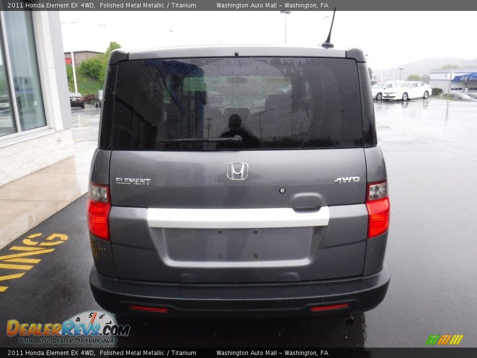 2011 Honda Element EX 4WD Polished Metal Metallic / Titanium Photo #9